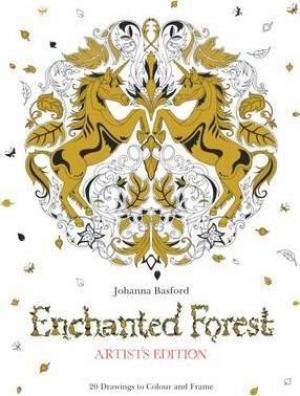 Enchanted Forest Artist's Edition : A Pull-Out and Frame Colouring Book