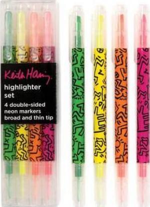 Keith Haring Highlighter Pen Set